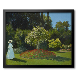 Obraz w ramie Claude Monet Kobieta w ogrodzie. Reprodukcja