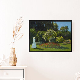 Obraz w ramie Claude Monet Kobieta w ogrodzie. Reprodukcja