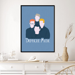 Plakat w ramie Zespoły - Depeche Mode