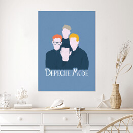 Plakat samoprzylepny Zespoły - Depeche Mode
