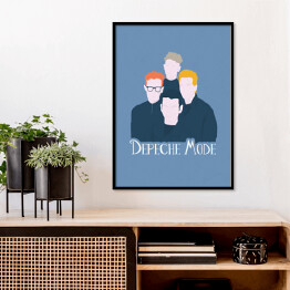 Plakat w ramie Zespoły - Depeche Mode
