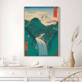 Obraz klasyczny Utugawa Hiroshige Góry prowincji Izu. Reprodukcja